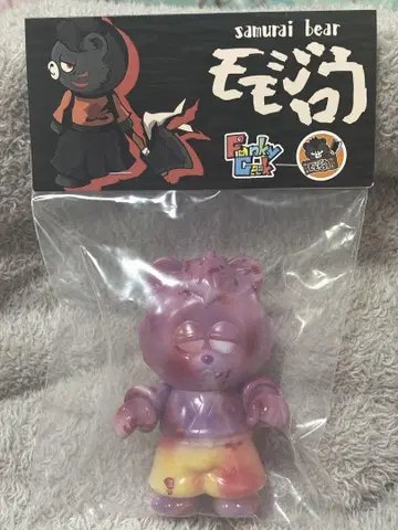 사무라이 베어 피규어 모모지로 소프트 비닐 좀비