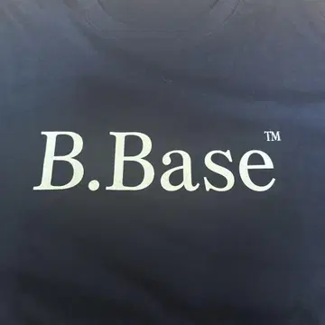 B.Base 로고 네이비 티셔츠 드로 코드