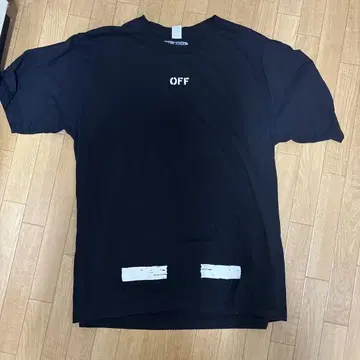 OFF-WHITE 블랙 티셔츠 XL