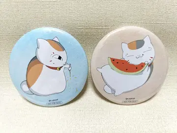 나츠메 우인장 특전 캔뱃지 냥코 선생님 2개 세트