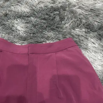 퍼플 와이드 레그 슬랙스