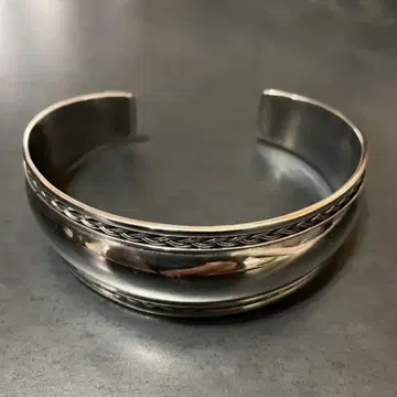 SILVER925 KOMARU TRIVAL BANGLE 실버 팔찌