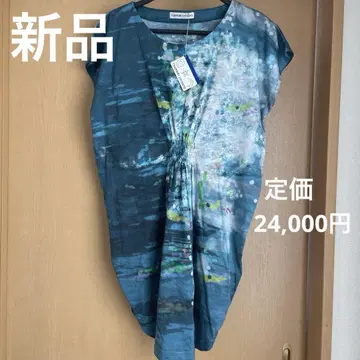 택 포함 새상품 무릎 기장 원피스 튜닉