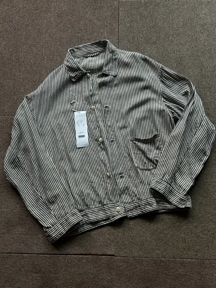 [2] Comoli Stripe Blouson