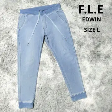 F.L.E EDWIN ES738 남성용 조거 팬츠 SIZE L