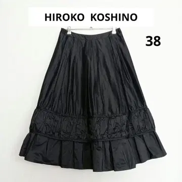 HIROKO KOSHINO 스커트 티어드 블랙 38