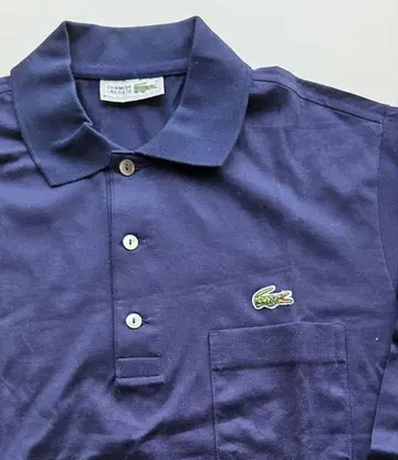 LACOSTE 라코스테 네이비 긴팔 피케 셔츠