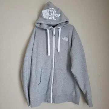 THE NORTH FACE 믹스 그레이 후드 부착 후드티 XL