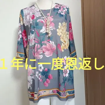 미사용 새상품 레오나르풍 튜닉 XL XXL까지 OK 홈 클리닝 OK