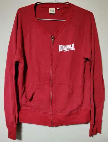 LONSDALE 빨간색 집업 트레이닝복 S 사이즈
