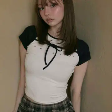 andmary Alma ribbon tops 앤드 마리