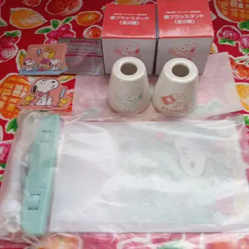 마츠키예 코코카라 스누피 세트 칫솔 스탠드 방수 파우치 스티커