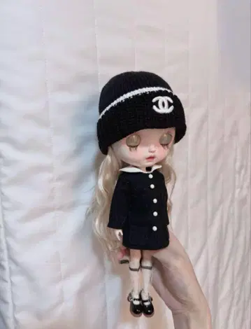 브라이스 blythe 아웃핏 인형용 니트 모자&부츠 핸드메이드