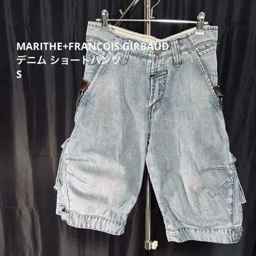 MARITHE+FRANCOIS GIRBAUD 데님 숏 팬츠 S