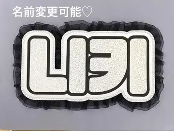 네임 보드 니키 엔 하이픈 에나프 ENHYPEN 실버 홀로그램