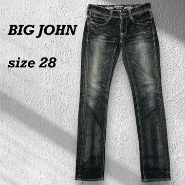 BIG JOHN 스트레이트 레그 데님 28인치