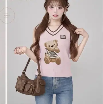 Darich D 베어 니트 베스트