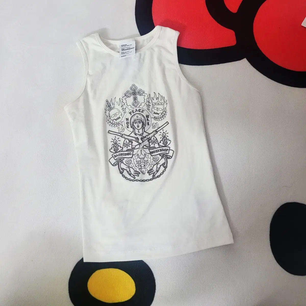 【BADBLOOD】 Bad Girls Loose Fit Top - Sand BAD BLOOD Bad Girls Loose Fit Top - Sand – SeoulSeoul