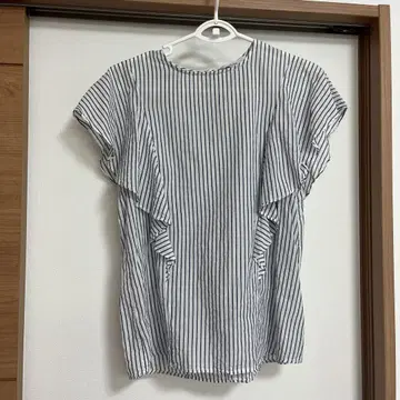 저널 스탠다드 리룸 코튼 보일 스트라이프 블라우스