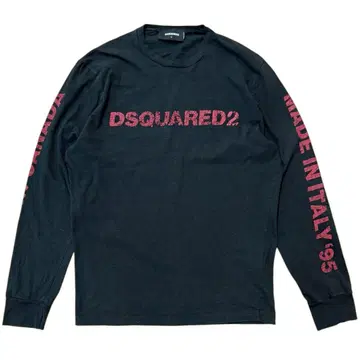 이탈리아제 디스퀘어드 dsquared2 롱 T 블랙