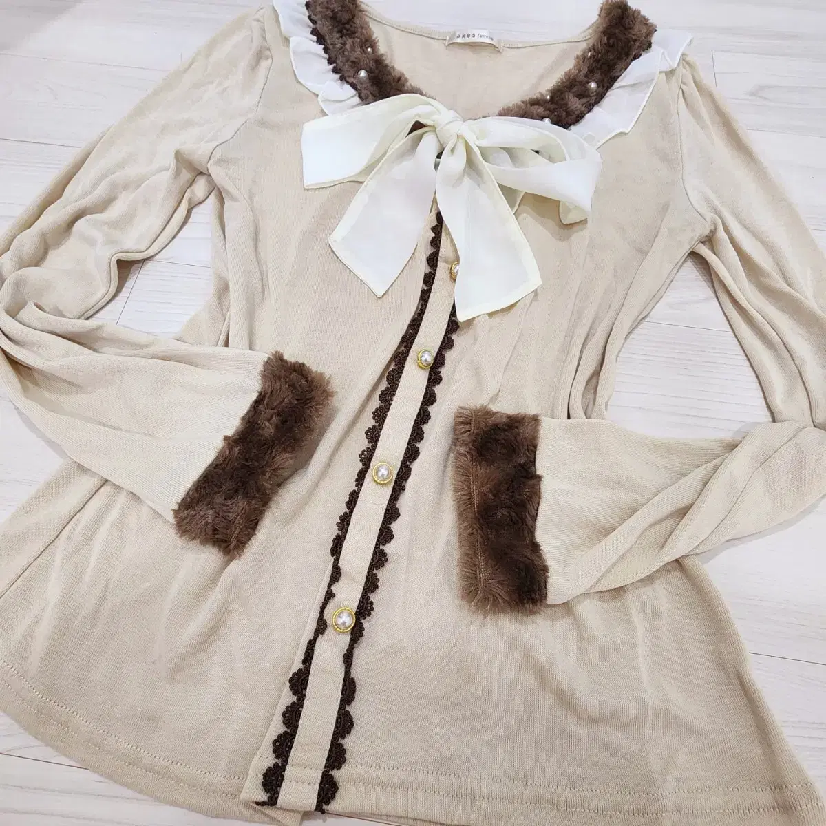 (Set) exy's Farm Himegaru Lew Vintage Sleeveless Mori Girl Vintage Sleeve