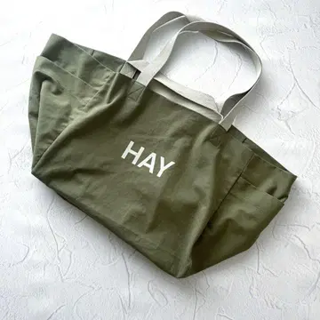 HAY 2way 위크엔드 백 그린 토트백 핸드백