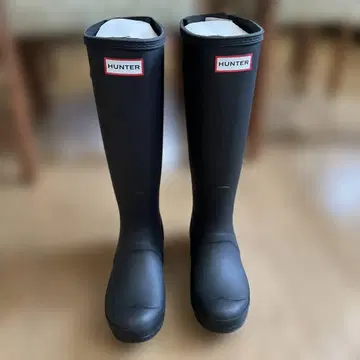 HUNTER W ORG TALL BK ADJ 블랙 23.0cm