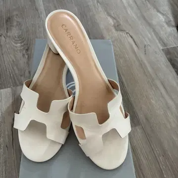 칼라노 아이보리 4.5cm 뮬