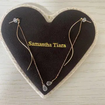Samantha tiara 귀걸이 핑크 골드 k10
