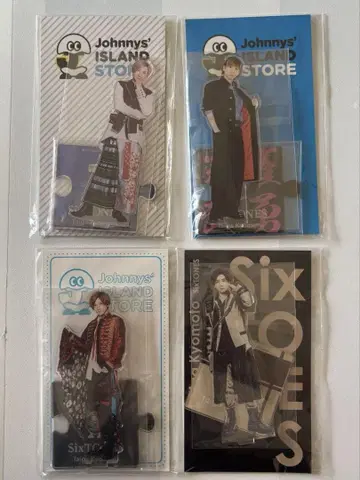 SixTONES 교모토 타이가 아크릴 스탠드 4개 세트