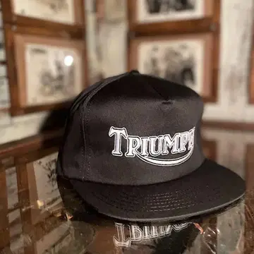 90년대 빈티지 트라이엄프 자수 트래커 캡 TRIUMPH 영국 자동차