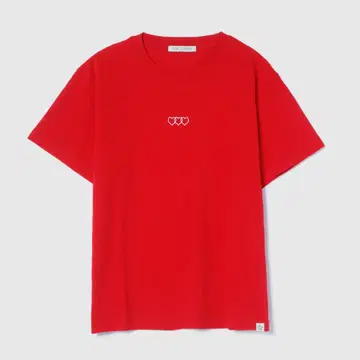 Tiny Print Plain 티셔츠