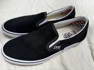 VANS 스케이트보딩 팝 쿠션 슬립온 스웨이드