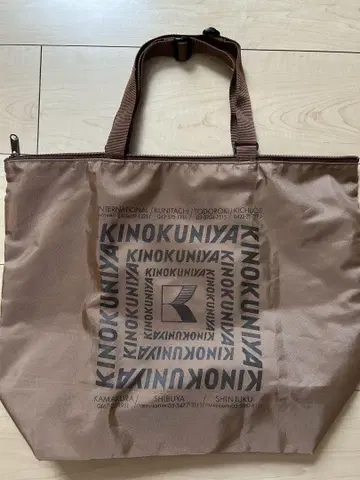 기이쿠니야 KINOKUNIYA 구 로고 에코백