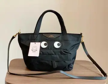 안야 힌드마치 나일론 숄더백 블랙 L 사이즈