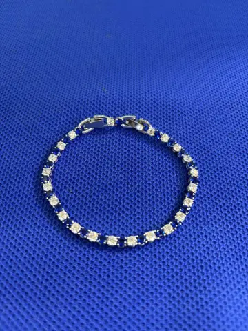 SWAROVSKI Tennis Deluxe 팔찌 블루