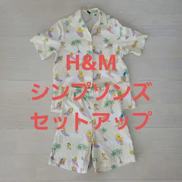 H&M 심슨 셋업 룸웨어 파자마