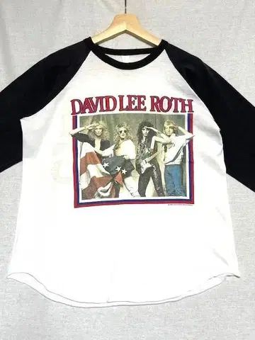 80년대 빈티지 락 티셔츠 DAVID LEE ROT