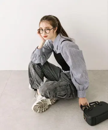 OLIVE de OLIVE 짧은 셔츠 1032040070