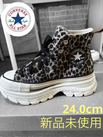 CONVERSE 척 테일러 올스타 레오파드 무늬 통굽 24.0