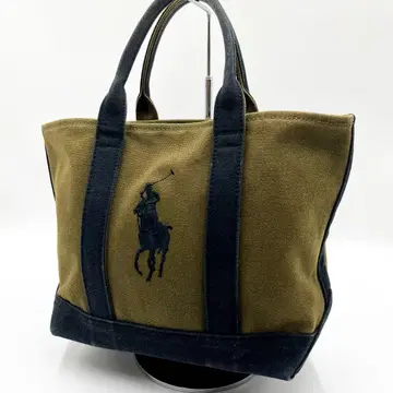 RALPH LAUREN 핸드백 포니 자수 로고