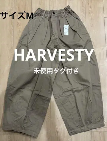 미사용 택 포함 HARVESTY(하베스티) 치노 크로스 서커스 팬츠
