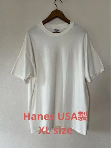 XL 사이즈 HANES BEEFY 무지 티셔츠 USA제 데드스탁
