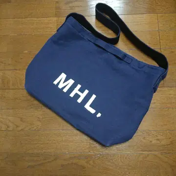 MHL. 마가렛 호웰 2way 숄더백 다크 네이비