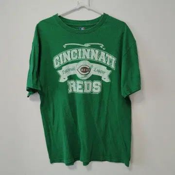 CINCINNATI REDS 그린 컬러 티셔츠 L