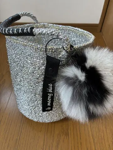 meong blue 바스켓백 퍼 포함