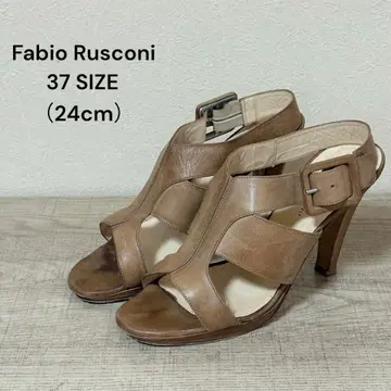 Fabio Rusconi 크로스 웨지솔 샌들 37
