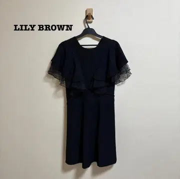 새상품급 LILY BROWN 프릴 미니 원피스