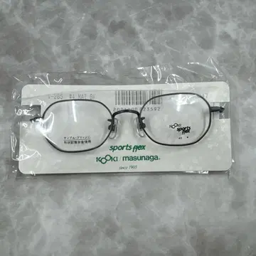 새상품 KOOKI MASUNAGA 옥타곤 안경 V-285 안경