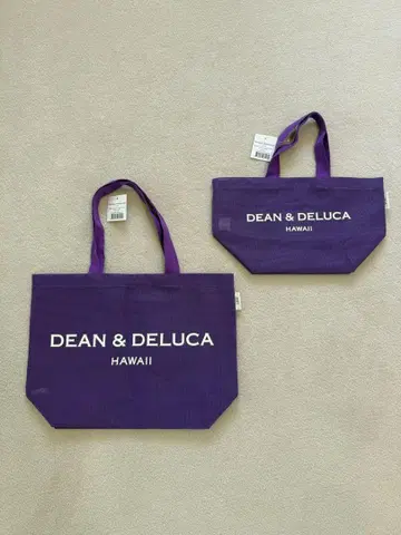 DEAN & DELUCA 하와이 한정판 2025 토트백 2개 세트